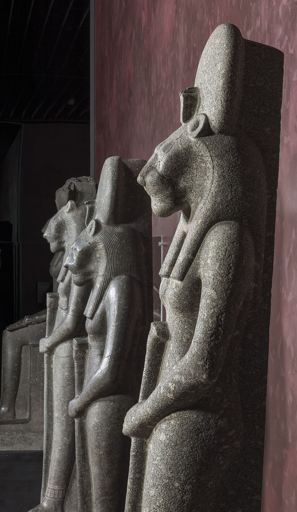 Sekhmet — Granodiorite statue of Sekhmet, one of the hundreds commissioned by Amenhotep III
